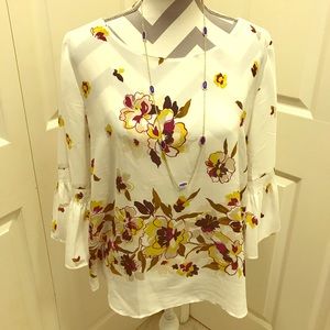 Ann Taylor Floral Blouse